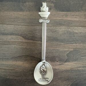 Atlanta GA 1996 Olympics Pewter Souvenir Collector’s Spoon 100th Anniversary
